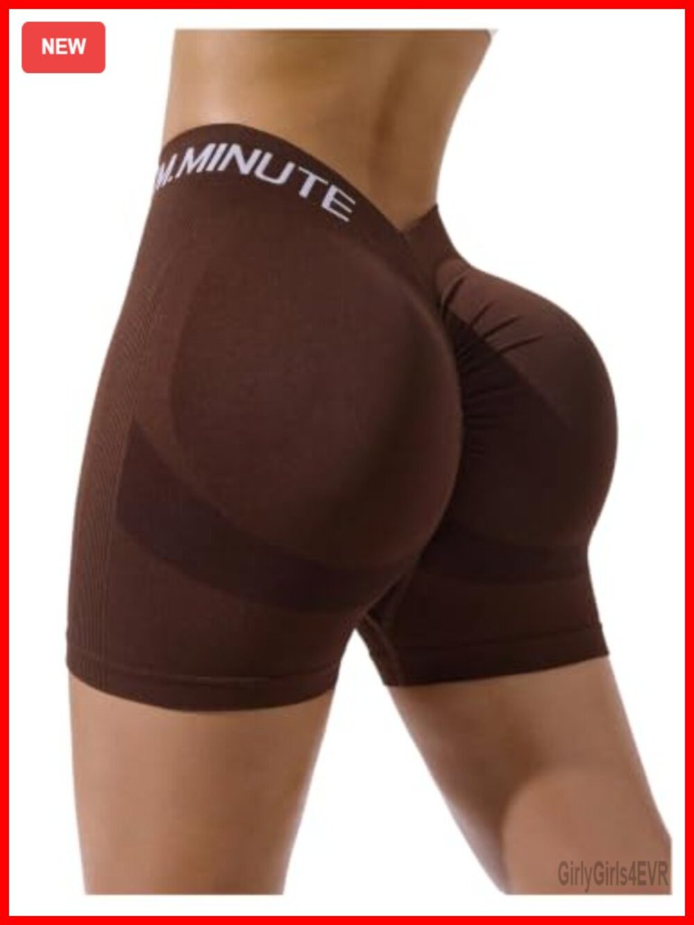 Women's Workout Shorts High Waist Tummy Control Ruched Butt Biker Shorts